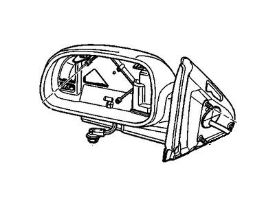 GM 15789787 Mirror Assembly, Outside Rear View