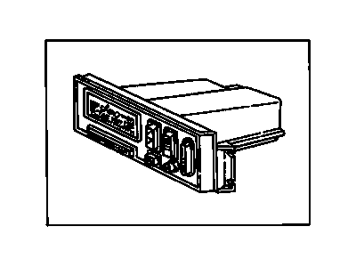 1988 GMC K3500 A/C Switch - 19151946