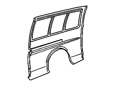GM 15025822 Panel, Body Side Outer *Marked Print