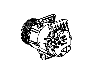 Chevrolet Monte Carlo A/C Compressor - 89019333