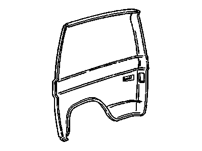 GM 15987004 Panel, Body Side Outer