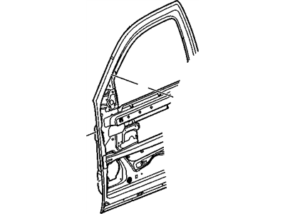 GM 22892591 Door Assembly, Front Side (Lh)