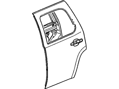 GM 20840663 Panel Assembly, Rear Side Door Outer
