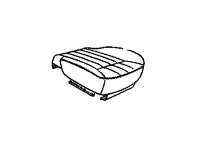 GM 12532408 COVER, Front Seat Cushion