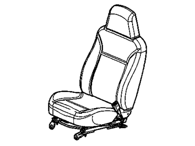 GM 15859490 Seat Assembly, Pass *Medium Pewter