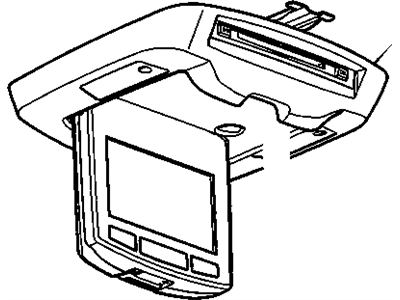 GM 15878290 Display Assembly, Video (W/ Video Disc Player)