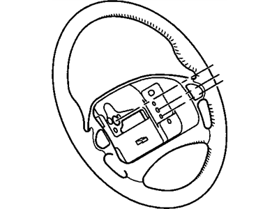 1995 Pontiac Firebird Steering Wheel - 16752018