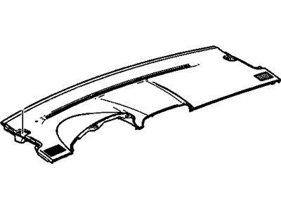 2008 Chevrolet Equinox Dash Panel Vent Portion Covers - 15904616