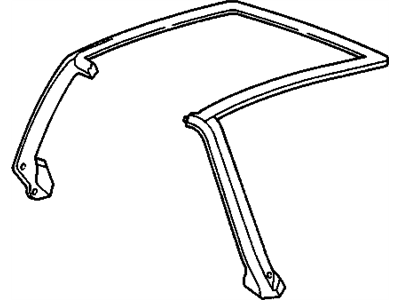 GM 10064451 Weatherstrip Assembly, Roof Lift Off Window Body Side