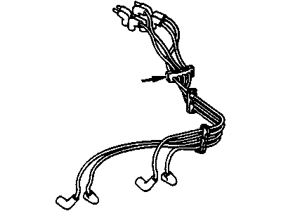 Chevrolet Spark Plug Wires - 19154584