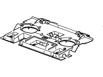 GM 25771351 PANEL, Luggage Compartment and Rear Seat to Window