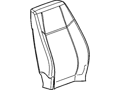 GM 25799759 COVER, Front Seat Back and Back of Back