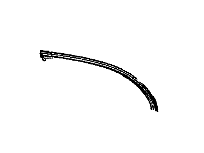GM 22711075 Weatherstrip Assembly, Rear Side Door Upper Auxiliary