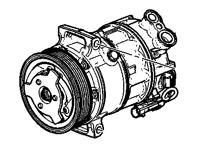 2010 Cadillac SRX A/C Compressor - 19354842