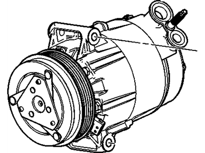 GM 23493252 Compressor Kit, A/C