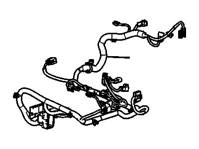 GM 25971348 Harness Assembly, Driver Seat Wiring