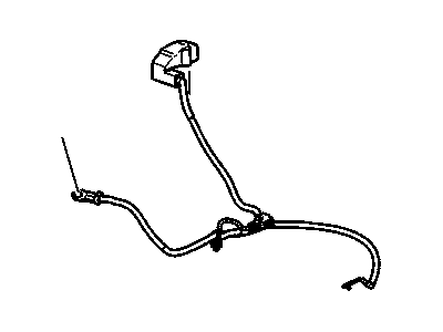 2009 Cadillac SRX Battery Cable - 25848940
