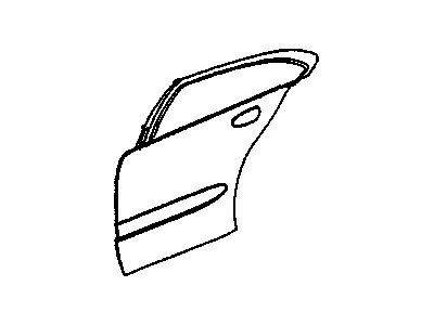 GM 22643606 Panel, Rear Side Door Outer