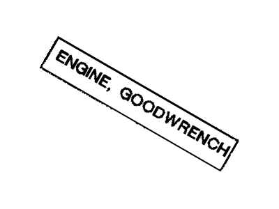 GM 12537104 Engine Assembly, 3.4L L32 Goodwrench (New)