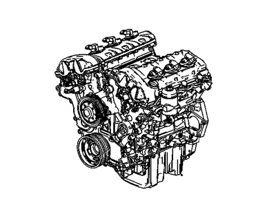 GM 12617612 Engine,Gasoline (Service New)