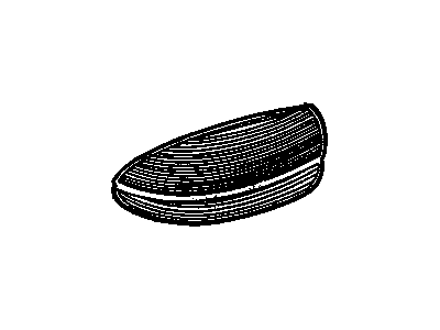GM 16515904 Lens, Tail Lamp Outer(Rh)