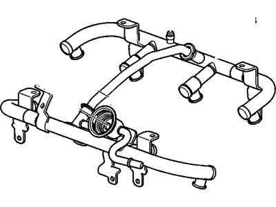 2005 Cadillac Escalade Fuel Rail - 12574941