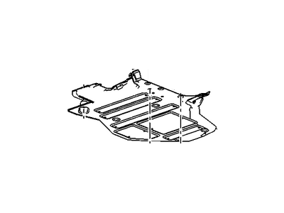 Buick Allure Underbody Splash Shield - 23258344