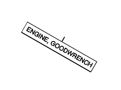 GM 12458124 Engine Asm,Gasoline (Goodwrench)