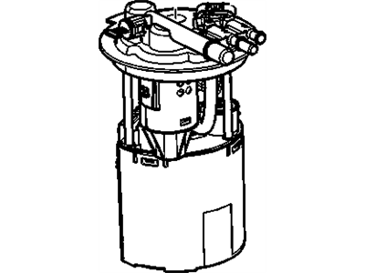 GM 23120334 Fuel Tank Fuel Pump Module Kit (W/O Fuel Level Sensor)