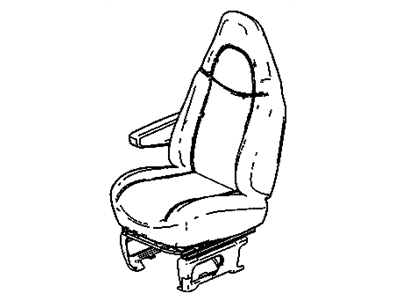GM 15114140 Seat Assembly, Driver *Pewter I