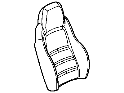 GM 88994120 COVER, Front Seat Back and Back of Back