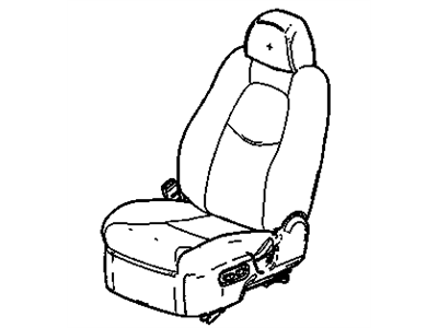 GM 20777036 Seat Assembly, Driver *Gray