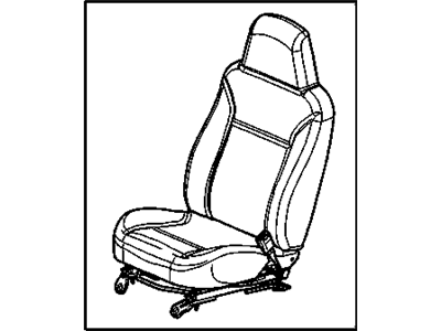 GM 25994636 Seat Assembly, Pass *Cashmere R