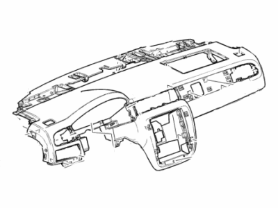 2009 Chevrolet Suburban Dash Panel Vent Portion Covers - 19331333