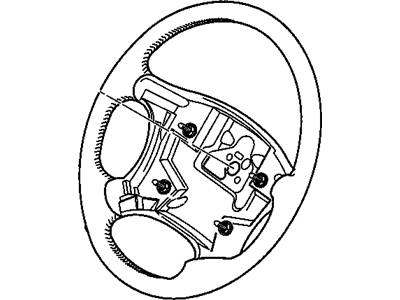 Oldsmobile Silhouette Steering Wheel - 16866263