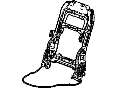GM 19302678 Frame Asm,Driver Seat Back<See Guide/Contact Bfo>