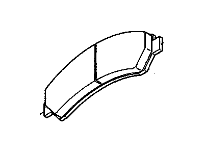 Chevrolet Blazer Brake Pad - 18029791