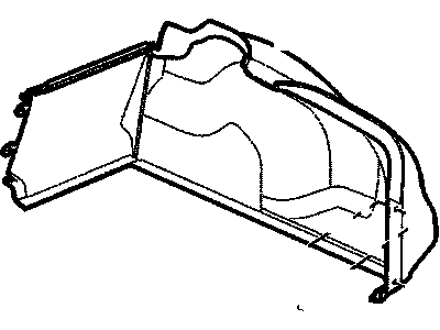 GM 92218961 Panel,Rear Compartment Side Trim