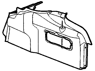 GM 92218962 Panel,Rear Compartment Side Trim