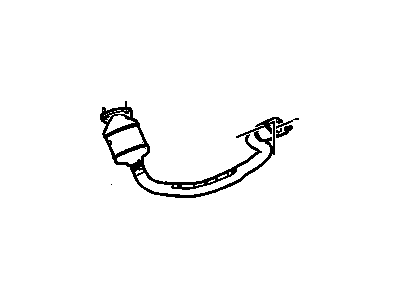 GM 15947647 3-Way Catalytic Convertor (W/ Exhaust Rear Manifold Pipe)