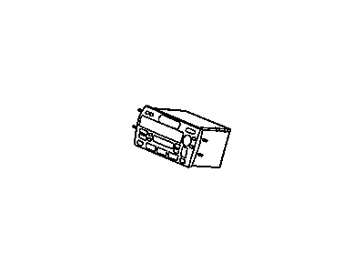 GM 9374566 Radio Assembly, Amplitude Modulation/Frequency Modulation Stereo & Clock & Compact Disc Player
