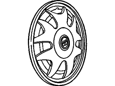 GM 22553040 Wheel TRIM COVER Assembly(Tire & Wheel Drawing/Original High Output