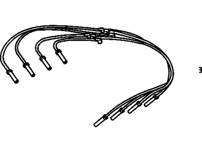 1991 Chevrolet Corvette Spark Plug Wires - 12073977