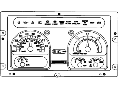 GM 25083806 PUSHBUTTON, Instrument Cluster