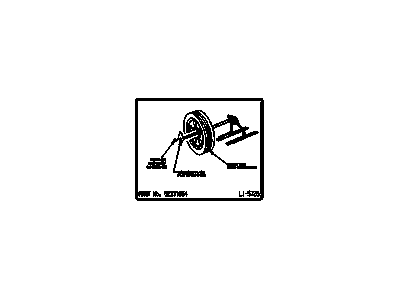 GM 52371564 Label, Spare Wheel Stowage Information