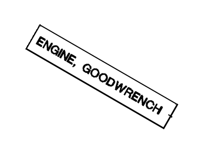 GM 12522927 Engine Assembly, 3.1L Lh0 (New Goodwrench)