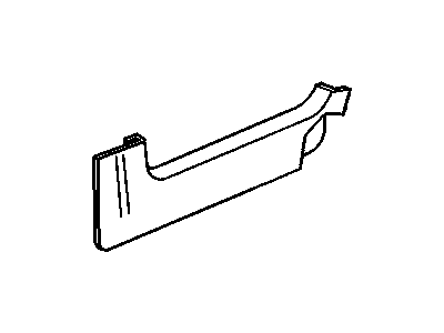 GM 10172438 Plate, Side Front Door Sill *Black