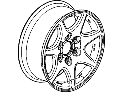Chevrolet Suburban Spare Wheel - 84537173