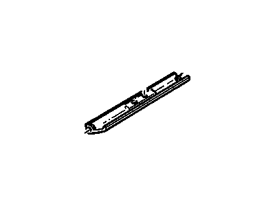 GM 10436423 Cover, Roof Lift Off Panel/Window Latch Trim *Graphite