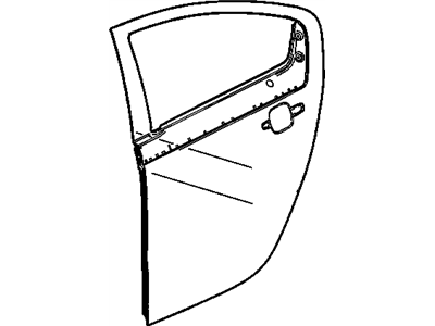 GM 20946714 Panel Assembly, Rear Side Door Outer